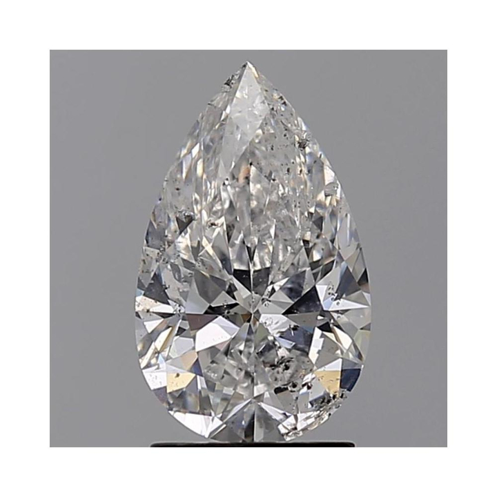 2.00 Carat Pear Loose Diamond, E, I1, Super Ideal, GIA Certified