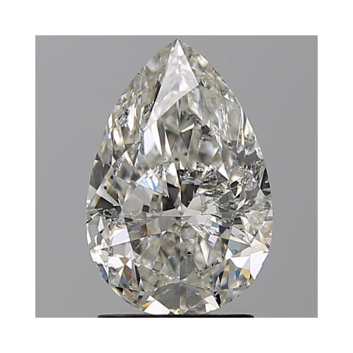 2.01 Carat Pear Loose Diamond, H, I1, Super Ideal, GIA Certified | Thumbnail