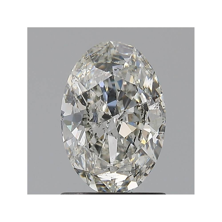 0.90 Carat Oval Loose Diamond, I, SI2, Ideal, GIA Certified