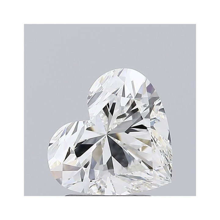 2.01 Carat Heart Loose Diamond, H, VS1, Super Ideal, GIA Certified