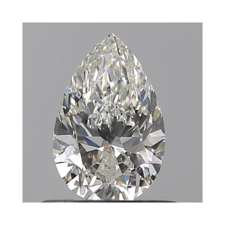0.50 Carat Pear Loose Diamond, H, VVS2, Ideal, GIA Certified | Thumbnail