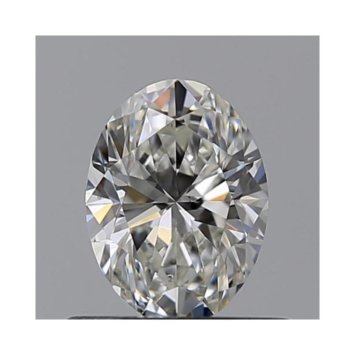 0.51 Carat Oval Loose Diamond, H, VS2, Ideal, GIA Certified