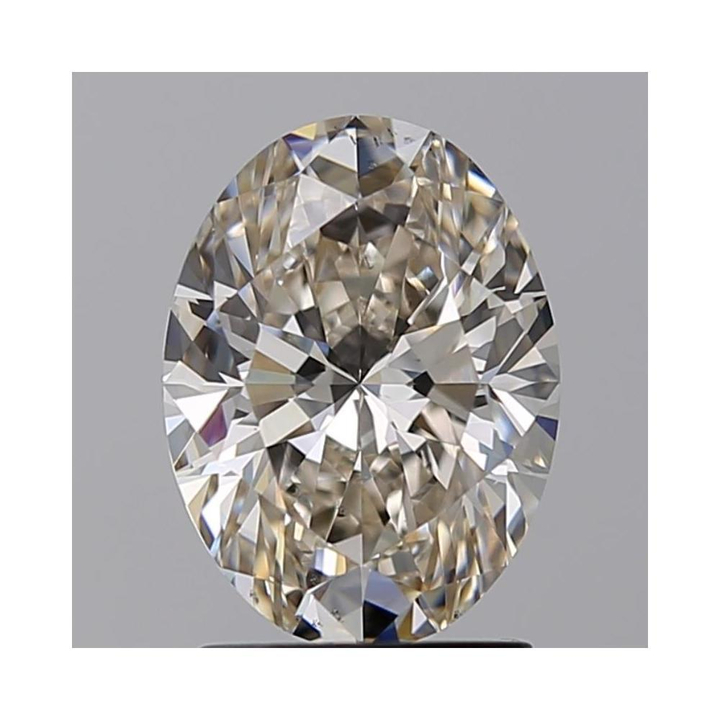 2.00 Carat Oval Loose Diamond, K, SI1, Super Ideal, GIA Certified | Thumbnail