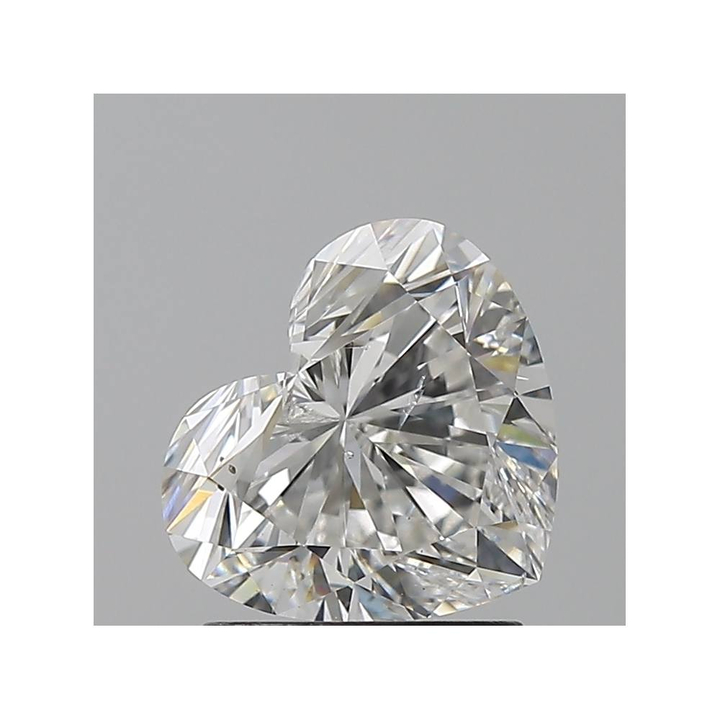 1.70 Carat Heart Loose Diamond, G, SI2, Ideal, GIA Certified