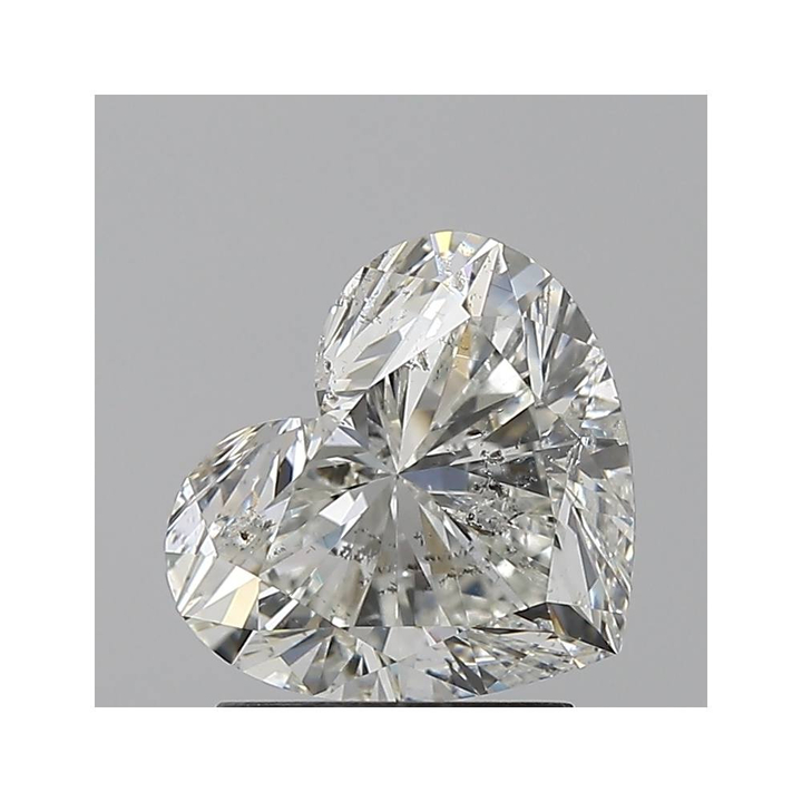 2.01 Carat Heart Loose Diamond, H, SI2, Ideal, GIA Certified