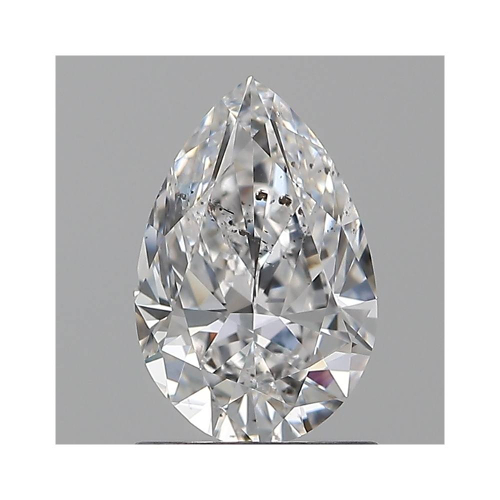 0.90 Carat Pear Loose Diamond, D, SI2, Ideal, GIA Certified | Thumbnail