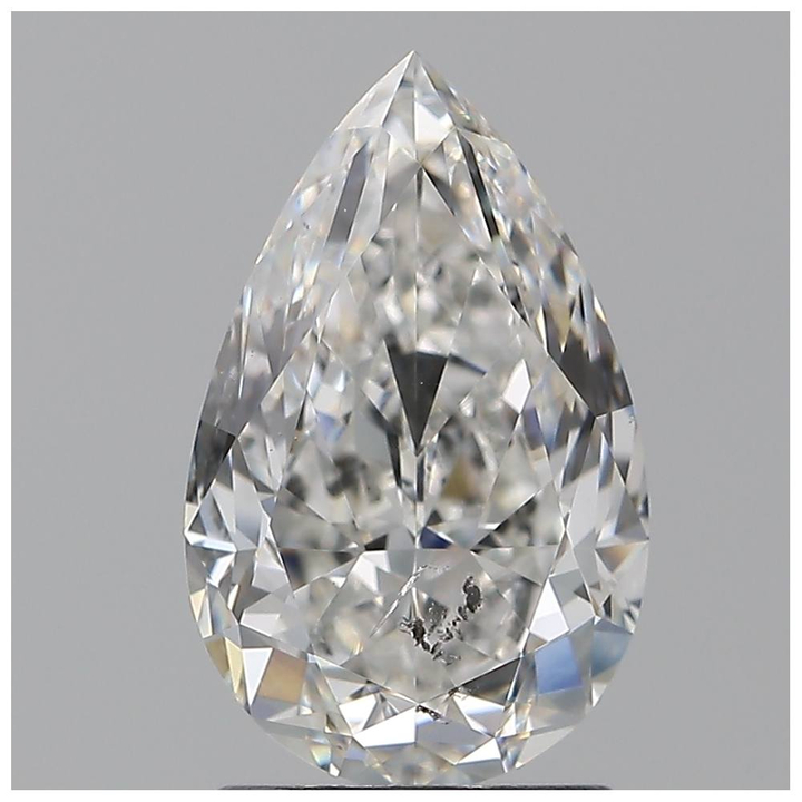 1.70 Carat Pear Loose Diamond, E, SI2, Super Ideal, GIA Certified | Thumbnail