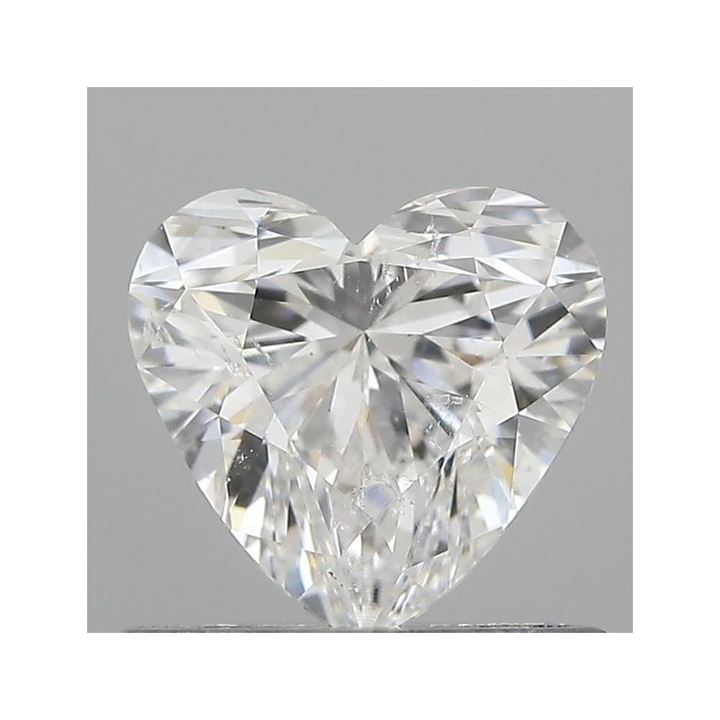 0.70 Carat Heart Loose Diamond, F, SI2, Ideal, GIA Certified | Thumbnail