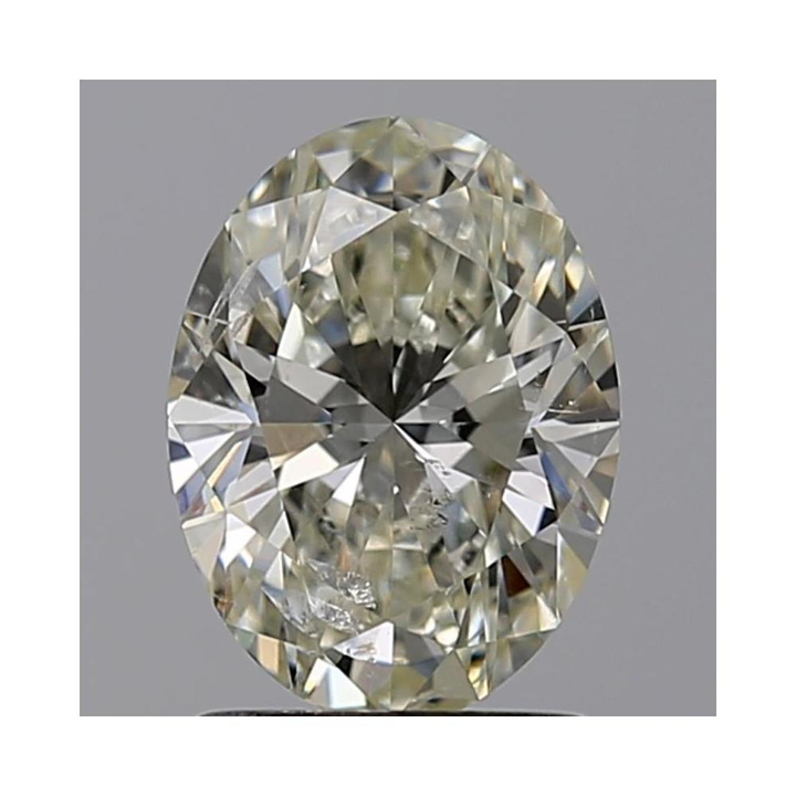 1.23 Carat Oval Loose Diamond, J, SI2, Super Ideal, HRD Certified | Thumbnail