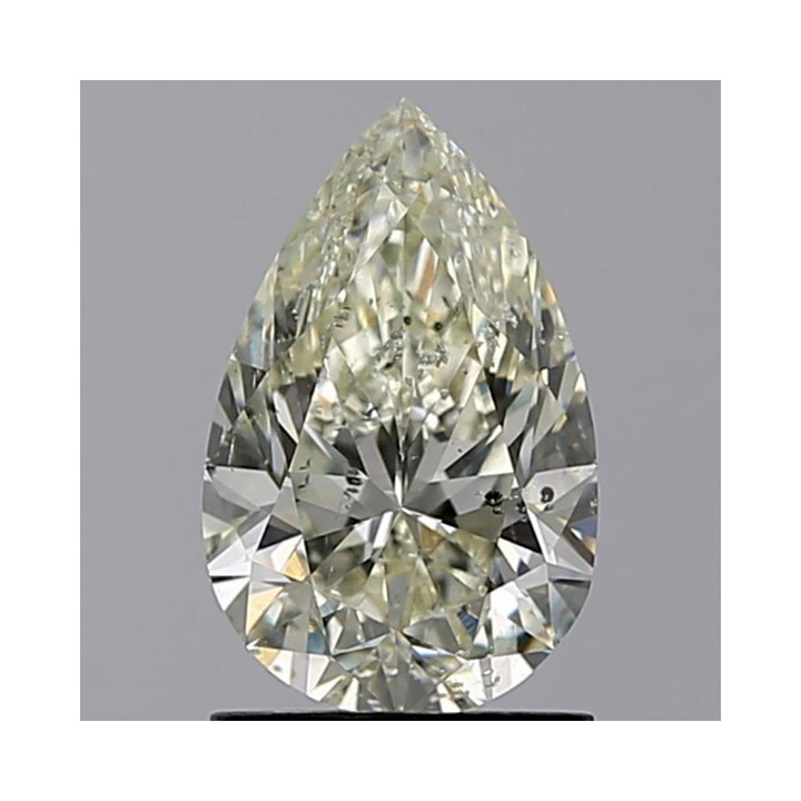 1.51 Carat Pear Loose Diamond, K, SI1, Super Ideal, HRD Certified | Thumbnail