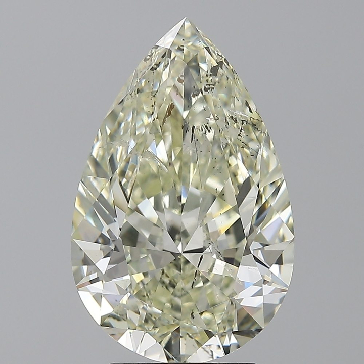 4.04 Carat Pear Loose Diamond, K, SI2, Super Ideal, HRD Certified | Thumbnail
