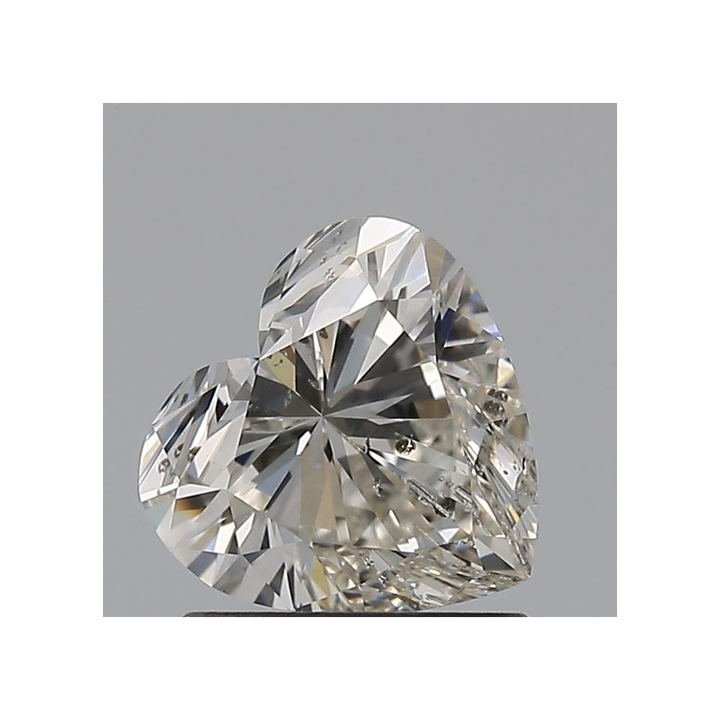 1.01 Carat Heart Loose Diamond, I, SI2, Super Ideal, HRD Certified | Thumbnail