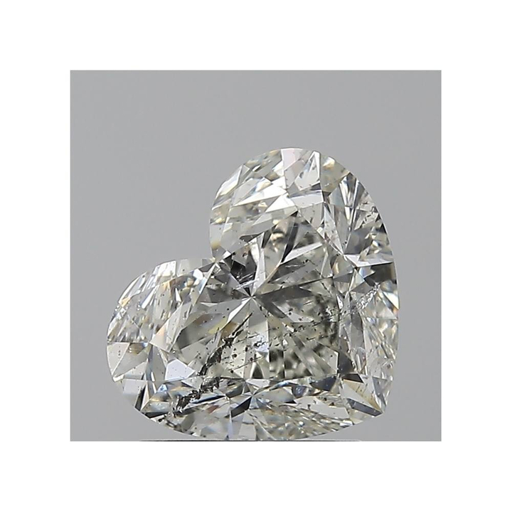 2.01 Carat Heart Loose Diamond, G, SI2, Ideal, HRD Certified
