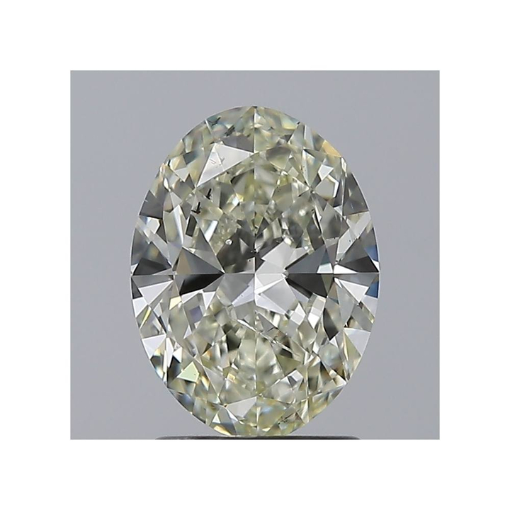 1.50 Carat Oval Loose Diamond, K, SI2, Super Ideal, HRD Certified
