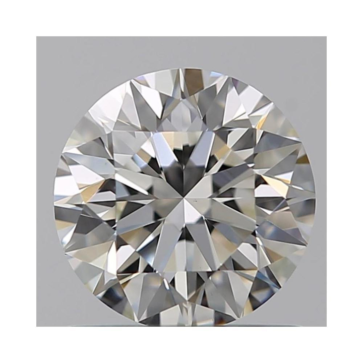 0.86 Carat Round Loose Diamond, I, VVS2, Super Ideal, GIA Certified