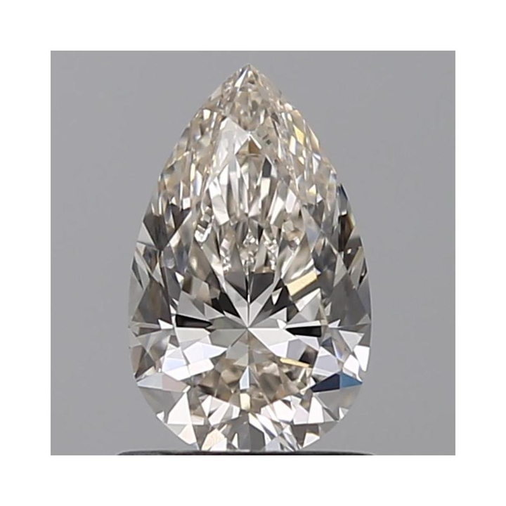 0.82 Carat Pear Loose Diamond, J, VVS1, Ideal, GIA Certified