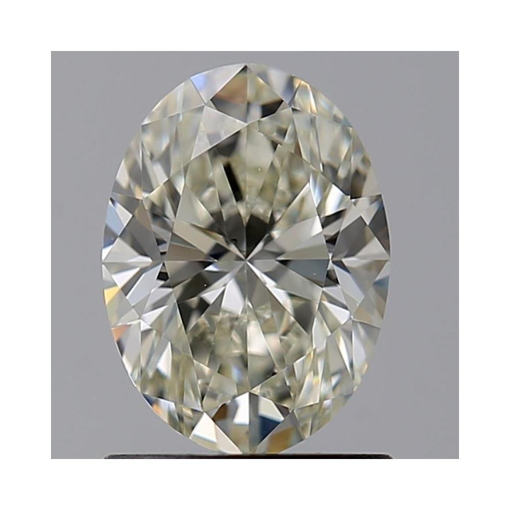 1.00 Carat Oval Loose Diamond, K, VS1, Ideal, GIA Certified