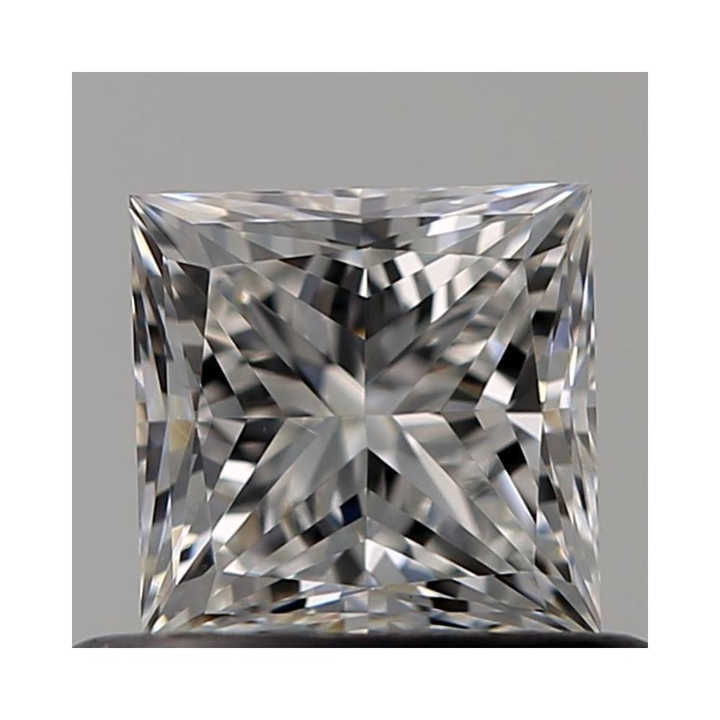0.53 Carat Princess Loose Diamond, F, VVS2, Ideal, GIA Certified | Thumbnail