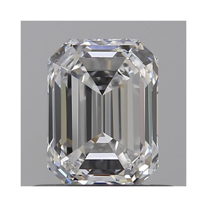 0.60 Carat Emerald Loose Diamond, D, VVS1, Ideal, GIA Certified | Thumbnail