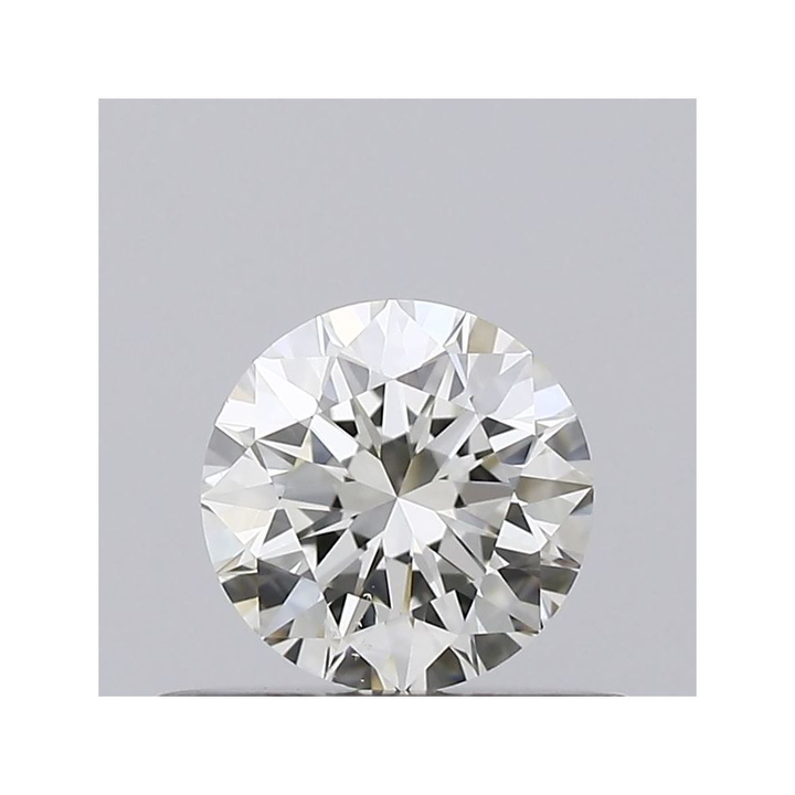 0.40 Carat Round Loose Diamond, J, VS2, Super Ideal, GIA Certified