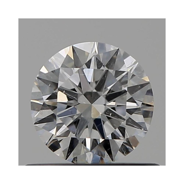 0.45 Carat Round Loose Diamond, F, I1, Ideal, GIA Certified
