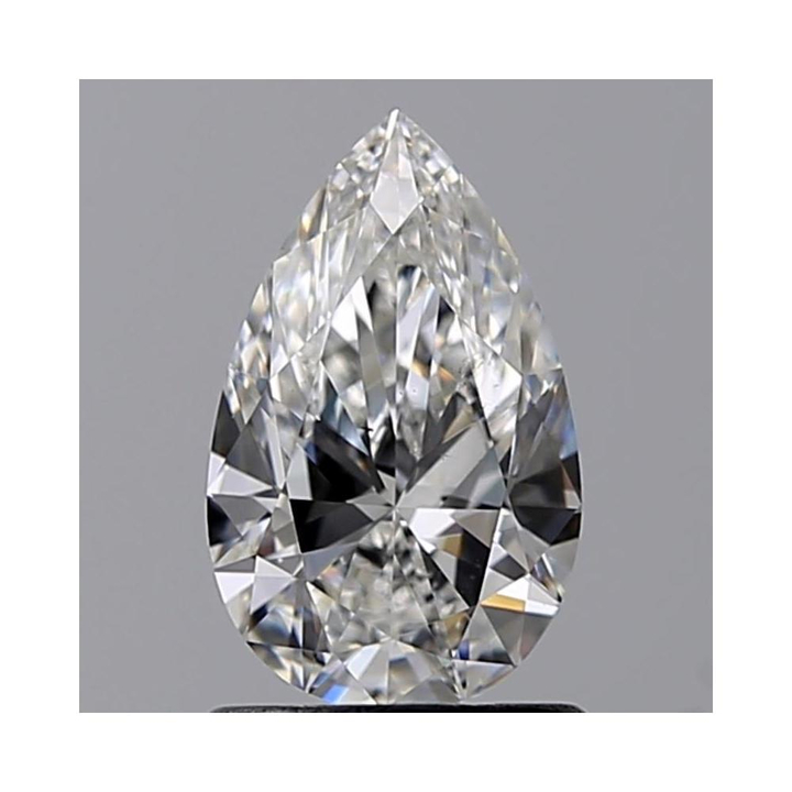 1.00 Carat Pear Loose Diamond, F, VS2, Ideal, GIA Certified