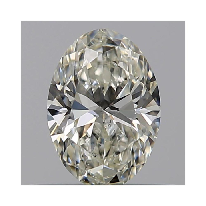 0.50 Carat Oval Loose Diamond, I, SI1, Ideal, GIA Certified