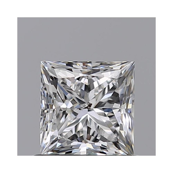 0.71 Carat Princess Loose Diamond, D, SI1, Excellent, GIA Certified