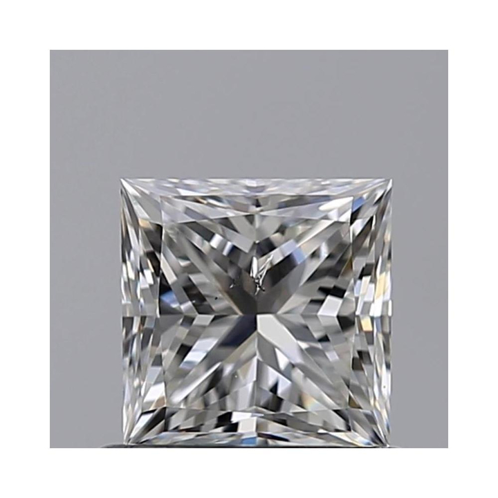 0.70 Carat Princess Loose Diamond, H, SI2, Excellent, GIA Certified | Thumbnail