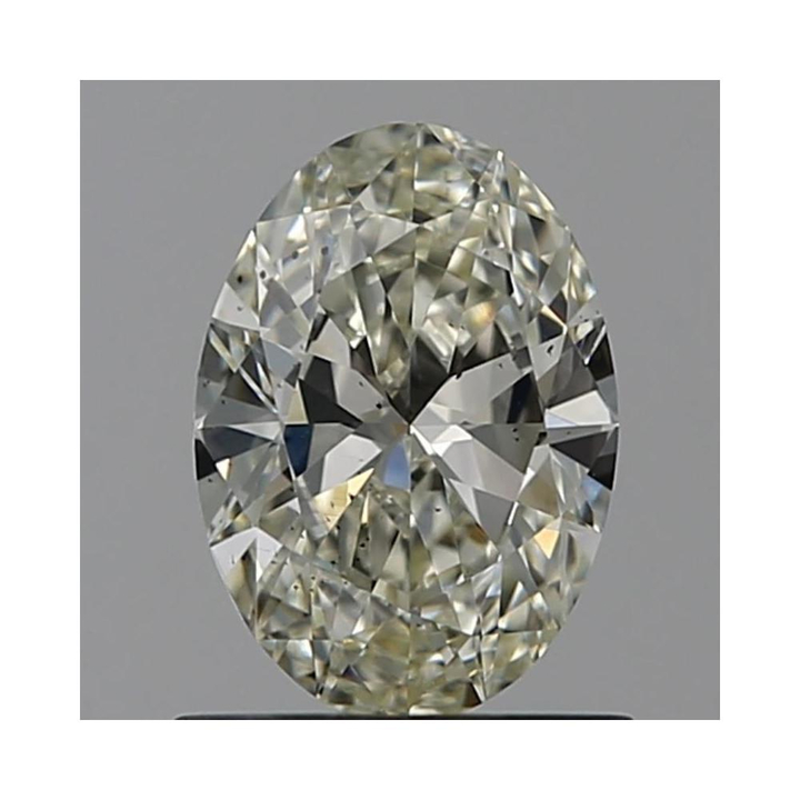 0.85 Carat Oval Loose Diamond, K, SI1, Ideal, GIA Certified | Thumbnail