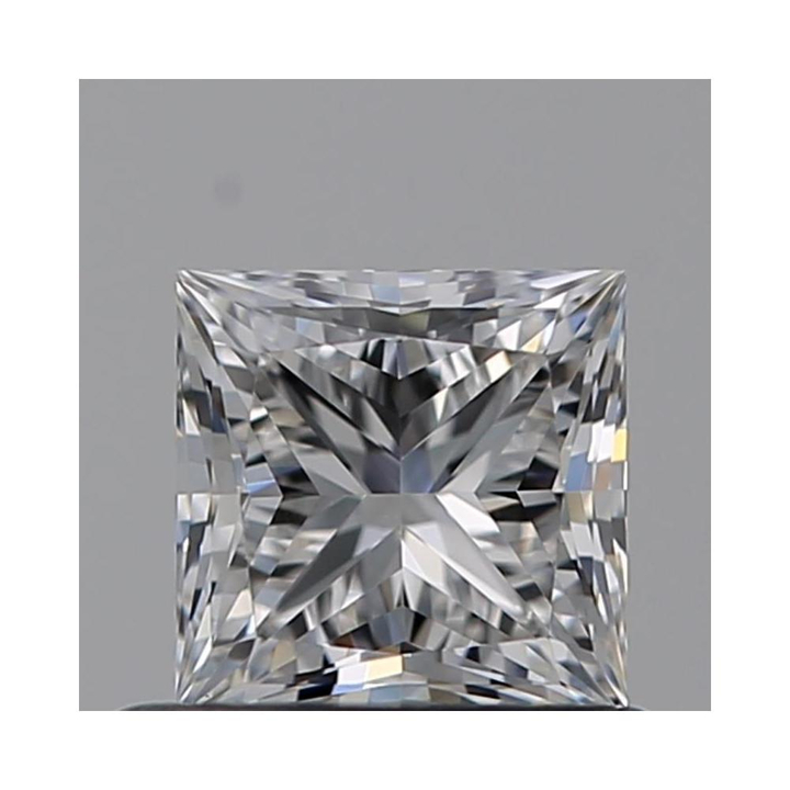 0.60 Carat Princess Loose Diamond, E, VVS2, Super Ideal, GIA Certified | Thumbnail