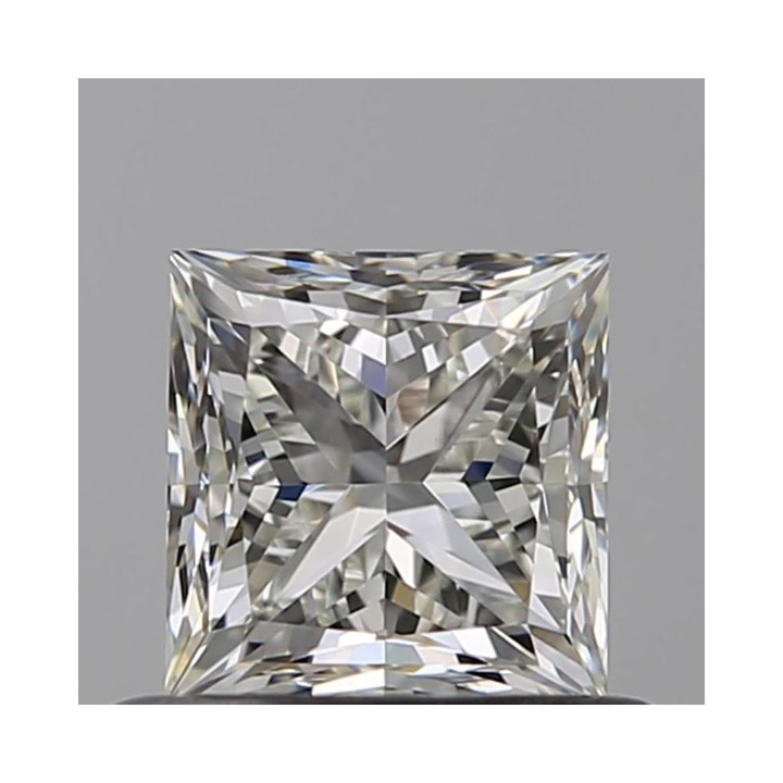 0.61 Carat Princess Loose Diamond, J, VVS2, Excellent, GIA Certified