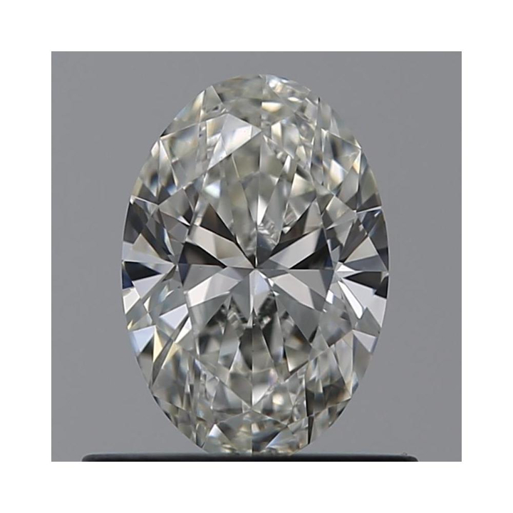 0.60 Carat Oval Loose Diamond, H, VS2, Ideal, GIA Certified