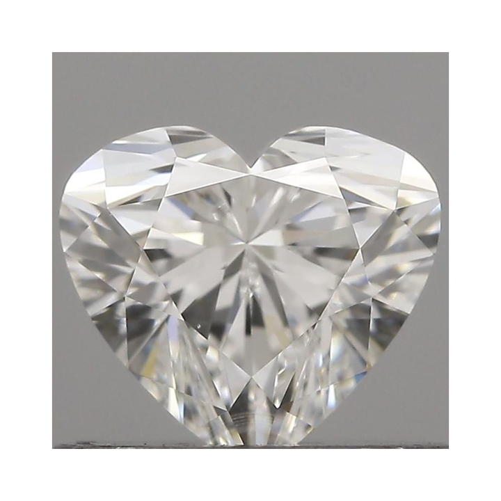 0.57 Carat Heart Loose Diamond, F, VS1, Super Ideal, GIA Certified | Thumbnail