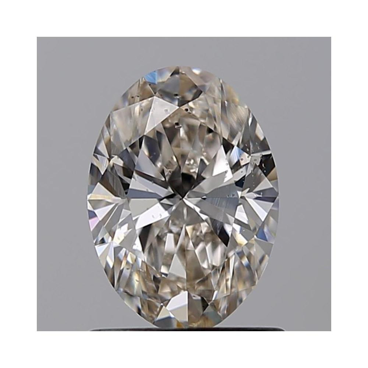 0.81 Carat Oval Loose Diamond, I, SI2, Ideal, GIA Certified | Thumbnail