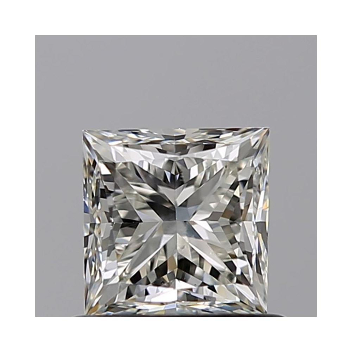 0.70 Carat Princess Loose Diamond, J, SI2, Excellent, GIA Certified