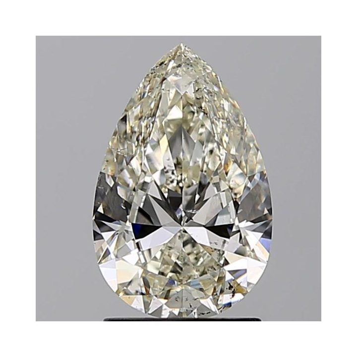 1.80 Carat Pear Loose Diamond, K, SI2, Super Ideal, GIA Certified | Thumbnail