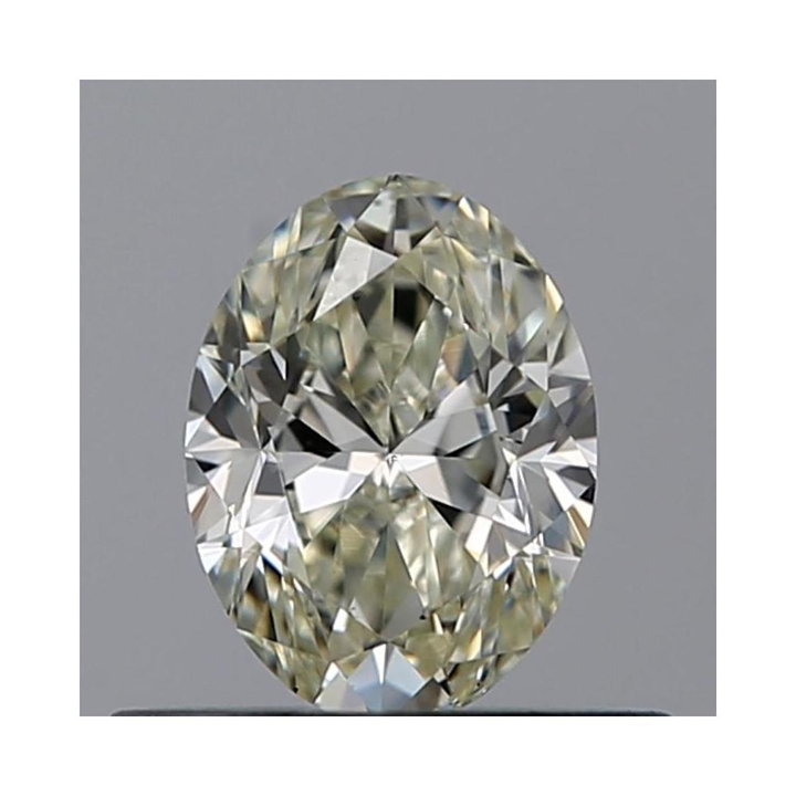 0.50 Carat Oval Loose Diamond, L, VS2, Ideal, GIA Certified | Thumbnail