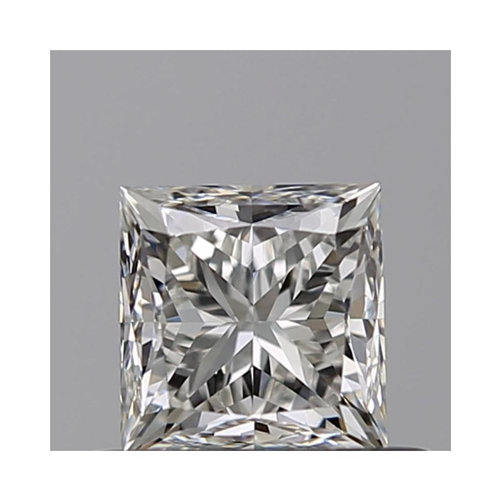 0.50 Carat Princess Loose Diamond, H, VVS1, Excellent, GIA Certified