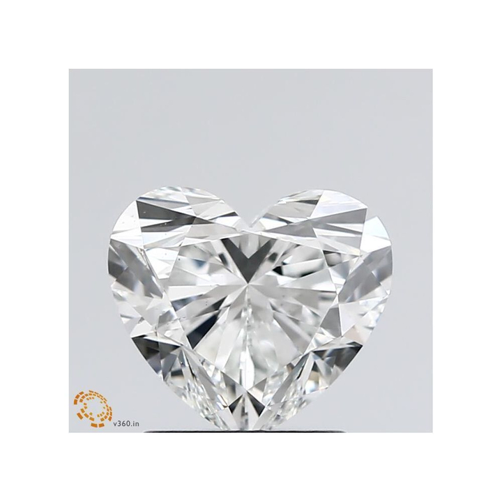 1.71 Carat Heart Loose Diamond, E, VS1, Super Ideal, GIA Certified | Thumbnail