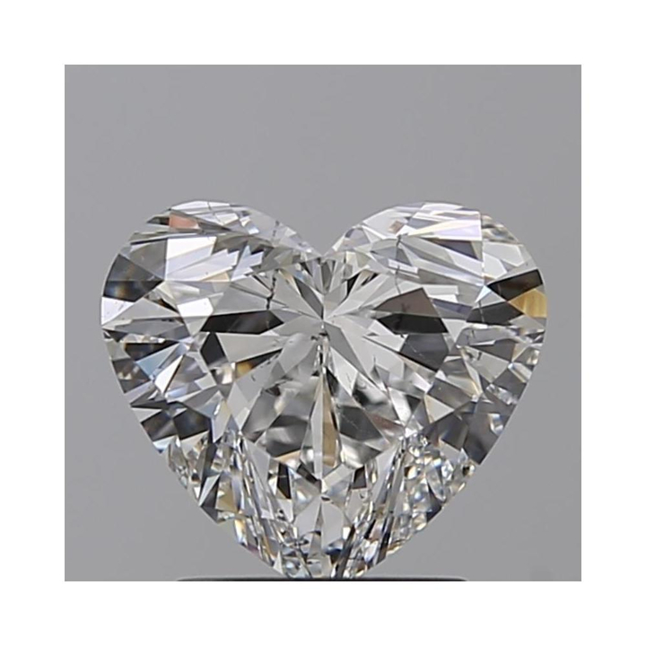 2.15 Carat Heart Loose Diamond, F, SI1, Super Ideal, GIA Certified