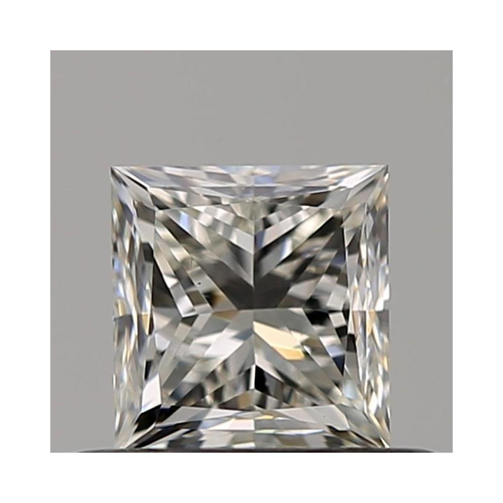 0.50 Carat Princess Loose Diamond, I, VVS2, Very Good, GIA Certified