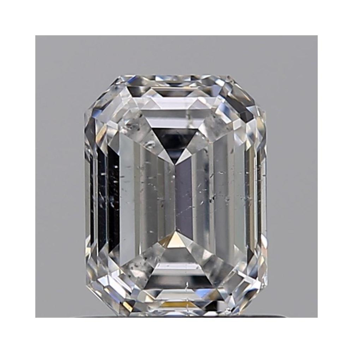 0.73 Carat Emerald Loose Diamond, D, SI2, Ideal, GIA Certified | Thumbnail