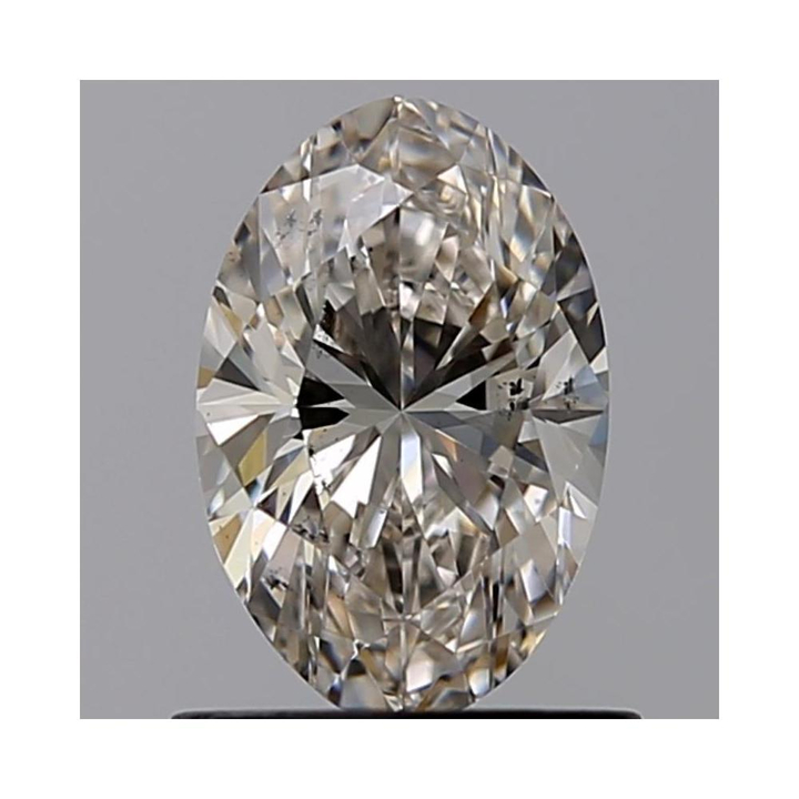 0.90 Carat Oval Loose Diamond, J, SI2, Ideal, GIA Certified | Thumbnail