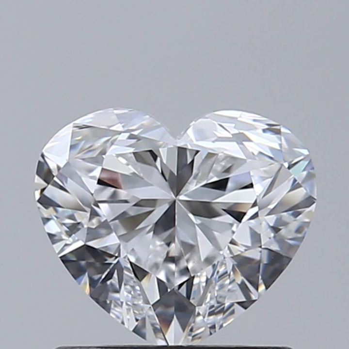 0.90 Carat Heart Loose Diamond, D, VVS2, Super Ideal, GIA Certified | Thumbnail
