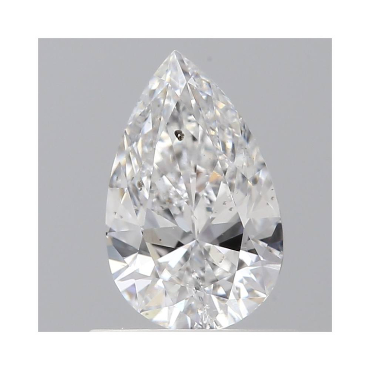 0.54 Carat Pear Loose Diamond, D, SI2, Super Ideal, GIA Certified | Thumbnail