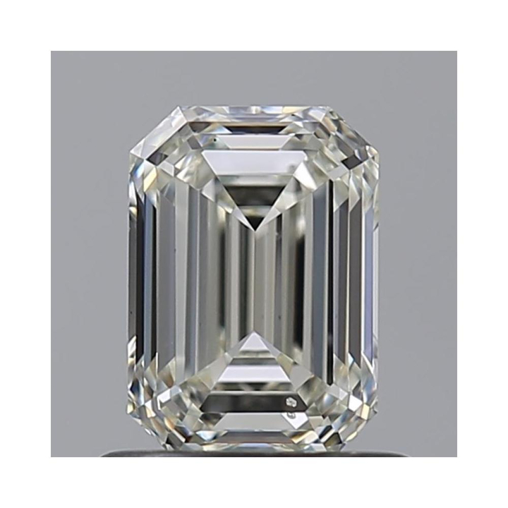 0.81 Carat Emerald Loose Diamond, J, SI1, Super Ideal, GIA Certified | Thumbnail