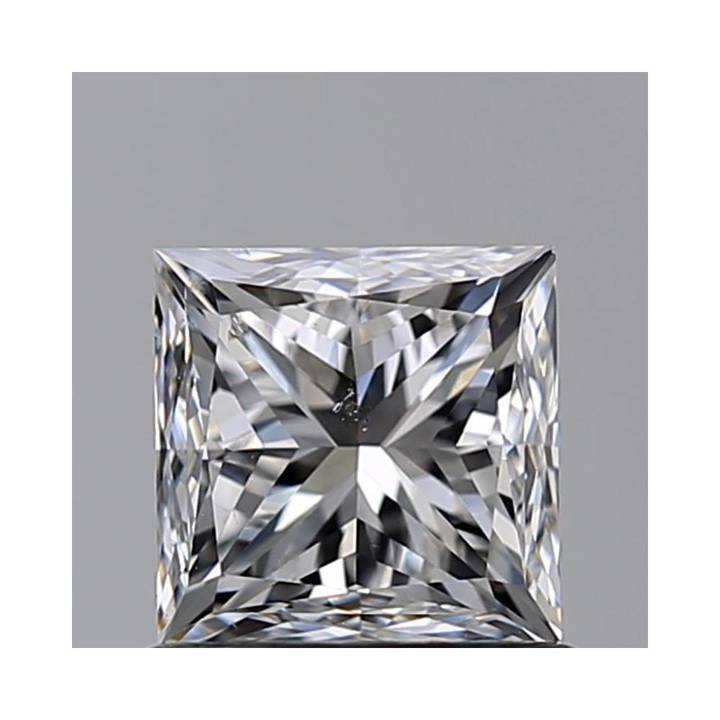 1.00 Carat Princess Loose Diamond, E, SI1, Very Good, GIA Certified | Thumbnail