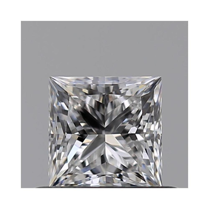 0.51 Carat Princess Loose Diamond, F, IF, Ideal, GIA Certified | Thumbnail
