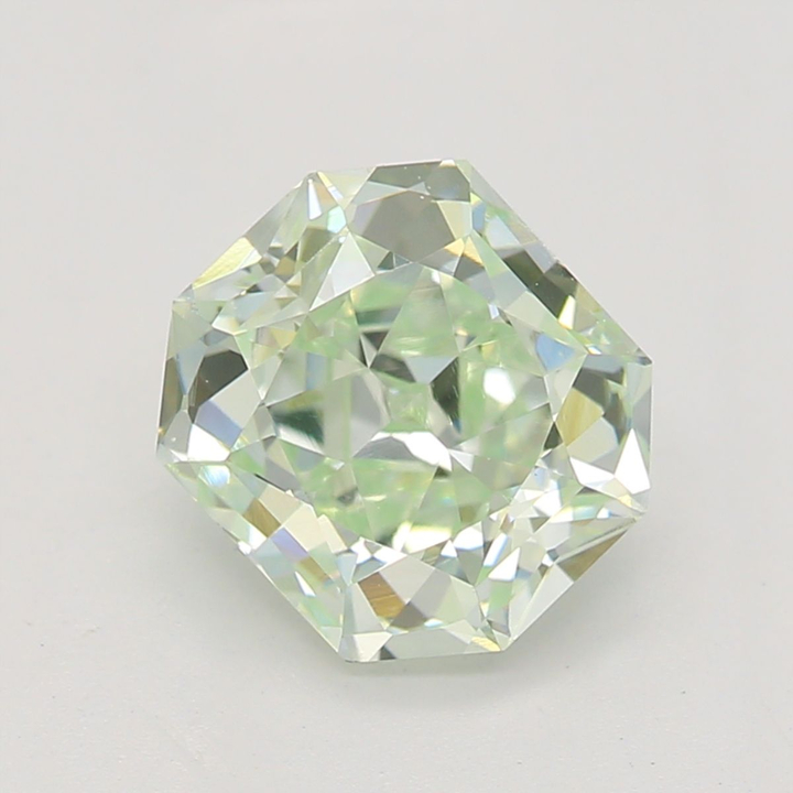 0.92 Carat Radiant Loose Diamond, Fancy Light Bluish Green, VS1, Very Good, GIA Certified | Thumbnail